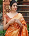 SF 385 Organic Banarasi Lichi Silk Sarees Wholesale Shop In Surat